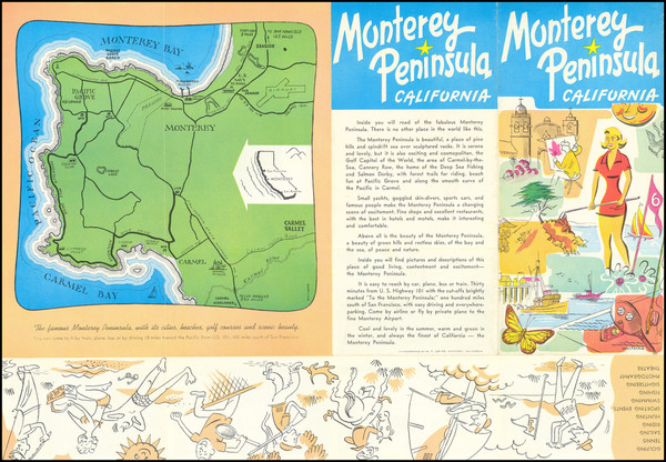 3-Pictorial Maps and Other California Cities Map By W.T. Lee