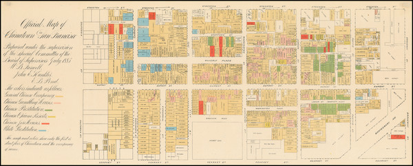 66-San Francisco & Bay Area Map By Willard Brigham Farwell