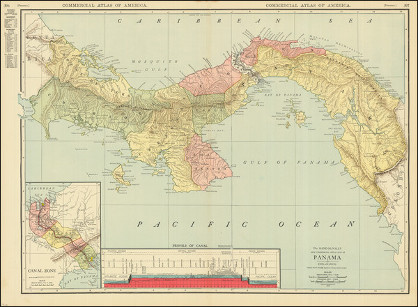 8-Central America Map By Rand McNally & Company