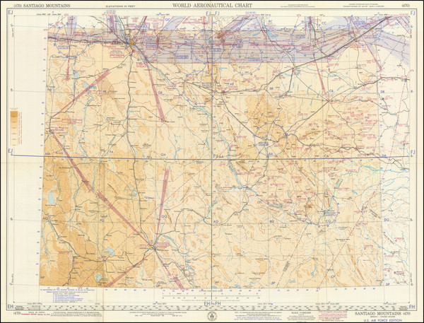 48-Texas and New Mexico Map By U.S. Coast & Geodetic Survey