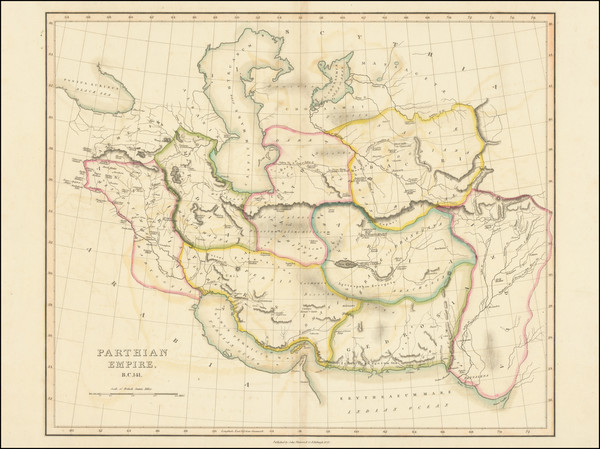 17-Middle East and Persia & Iraq Map By John Thomson