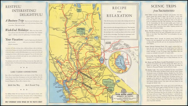 80-California and San Francisco & Bay Area Map By Schwabacher-Frey Co.
