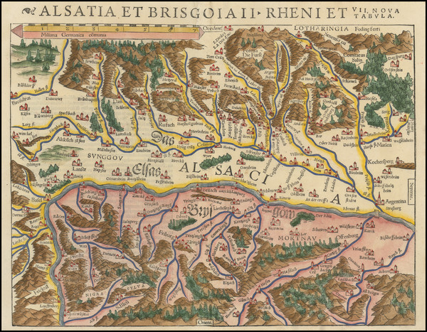 4-Switzerland, Nord et Nord-Est and Mitteldeutschland Map By Sebastian Munster