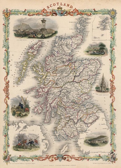 12-Europe and British Isles Map By John Tallis