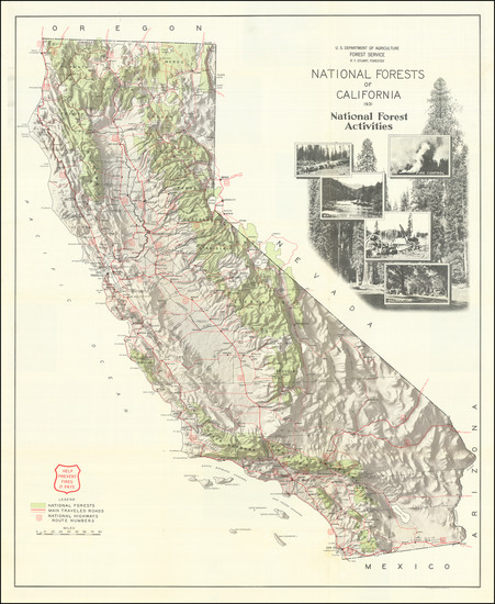 93-California Map By U.S. Department of Agriculture