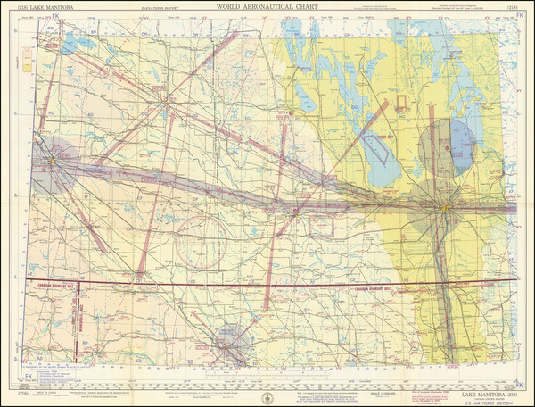 46-North Dakota and Western Canada Map By U.S. Coast & Geodetic Survey