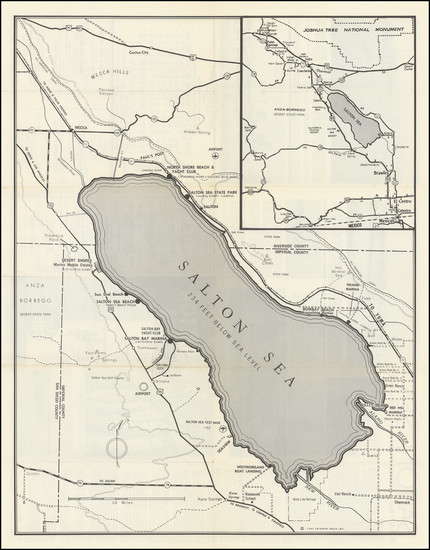 64-California and Other California Cities Map By Triumph Press Inc.