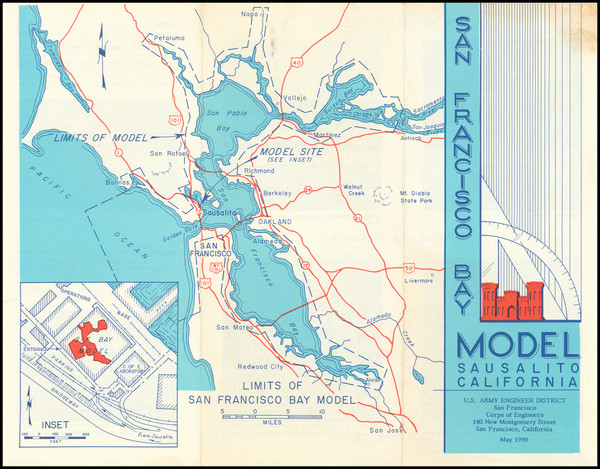 71-San Francisco & Bay Area Map By U.S. Army Corps of Engineers