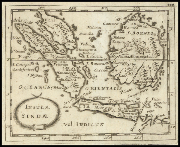 90-Southeast Asia, Singapore, Indonesia and Malaysia Map By Pierre Du Val / Johann Hoffmann