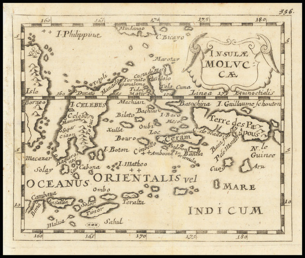 80-Indonesia Map By Pierre Du Val / Johann Hoffmann