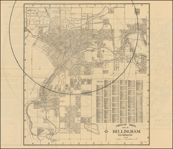 36-Washington Map By Thomas Brothers