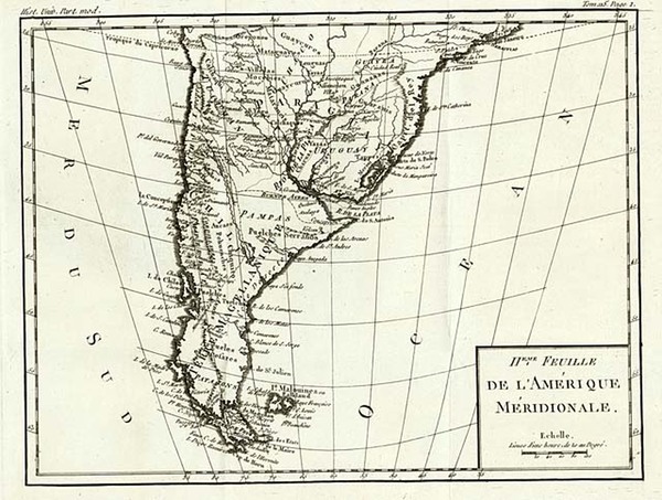 65-South America Map By La Harpe