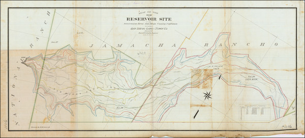 91-San Diego Map By James D. Schuyler / R. H. Stretch