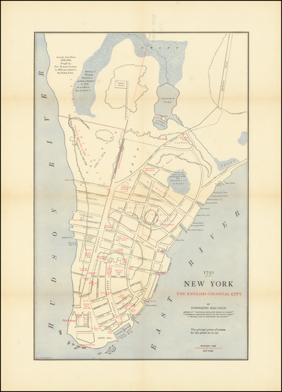 22-New York City Map By Townsend Mac Coun