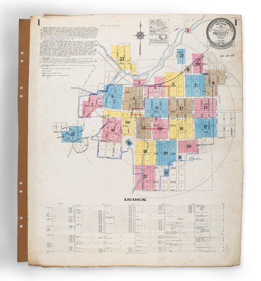 43-Arizona and Atlases Map By Sanborn Map Company