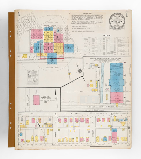 66-Arizona and Atlases Map By Sanborn Map Company