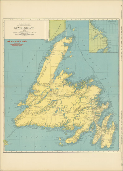 65-Canada Map By Rand McNally & Company