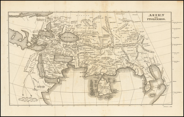 25-Asia Map By Albert Forbiger