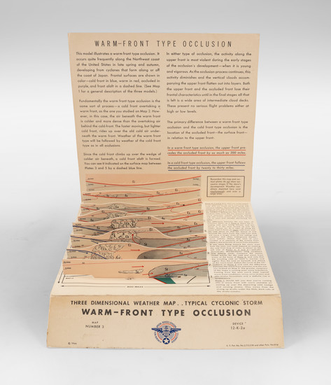 26-Curiosities and Prints & Drawings Map By United States Navy Bureau of Aeronautics