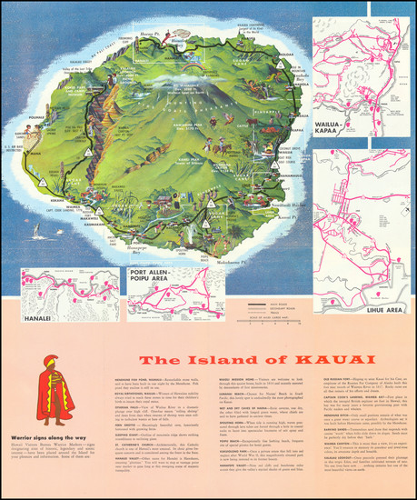 40-Hawaii and Hawaii Map By Hawaii Visitors Bureau / Ray Lanterman