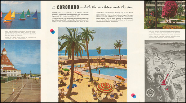 94-San Diego Map By Hotel del Coronado