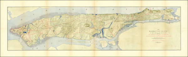 80-New York City and American Revolution Map By Townsend Mac Coun