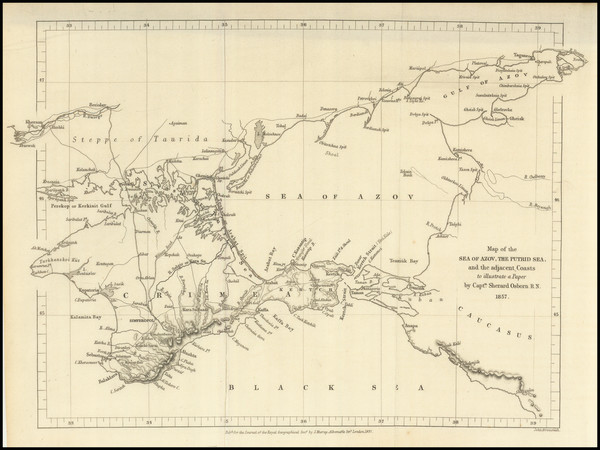 41-Russia and Ukraine Map By Royal Geographical Society