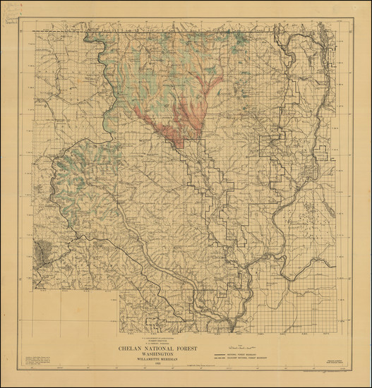 3-Washington Map By Forest Service U.S. Dept. of Agriculture