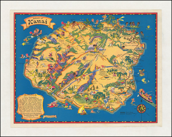 31-Hawaii and Hawaii Map By Ruth Taylor White