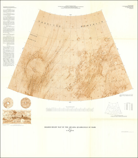 20-Space Exploration Map By U.S. Geological Survey / NASA