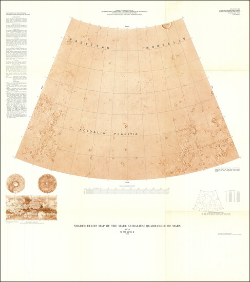 32-Space Exploration Map By U.S. Geological Survey