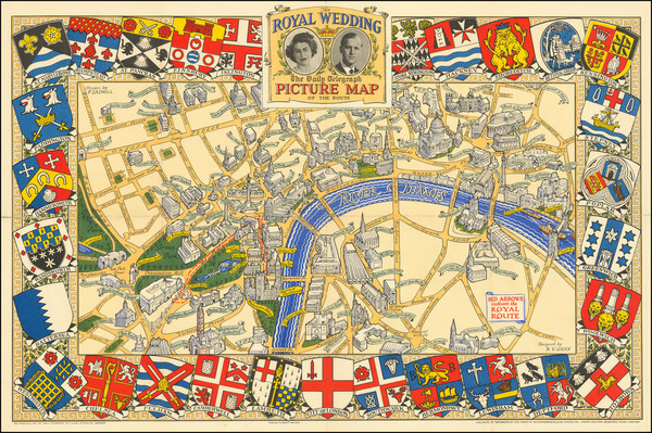 60-London and Pictorial Maps Map By N. V. Gray