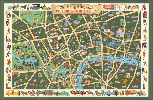 3-London and Pictorial Maps Map By Geographia