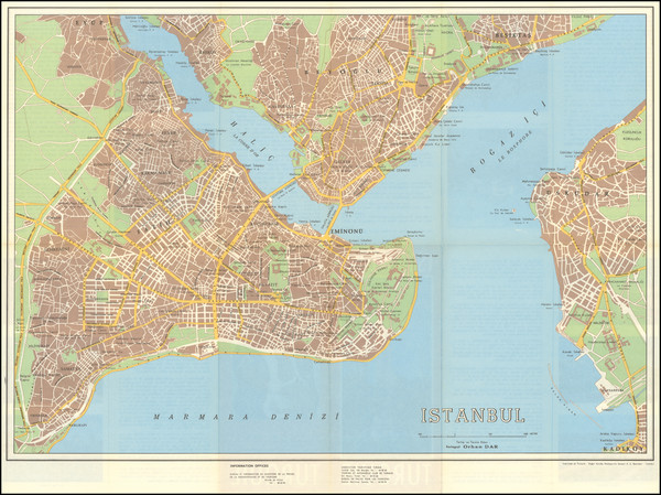 83-Turkey and Turkey & Asia Minor Map By Ministry of Press-Publication and Tourism