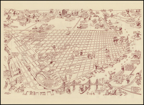 32-San Francisco & Bay Area Map By Gus Schneider