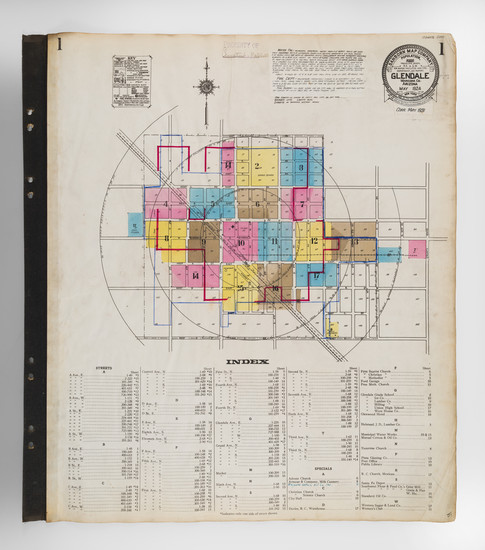 87-Arizona and Atlases Map By Sanborn Map Company