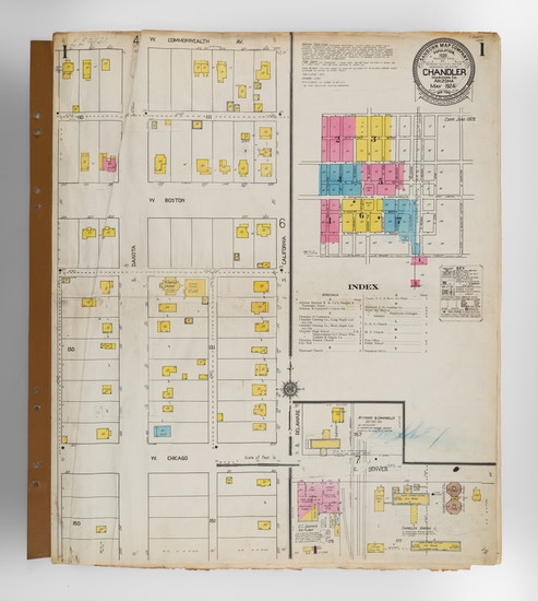 82-Arizona and Atlases Map By Sanborn Map Company