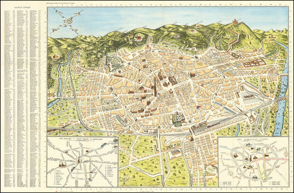 36-Other Italian Cities and Pictorial Maps Map By Dino Villani