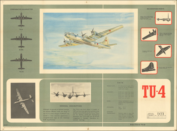 43-Curiosities and Cold War Map By Ministry of Supply, UK