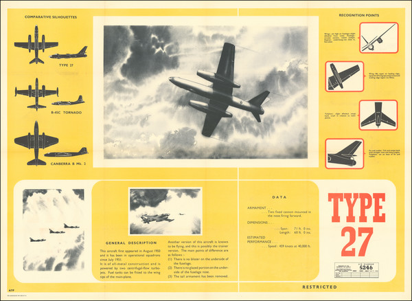 52-Curiosities and Cold War Map By Ministry of Supply, UK