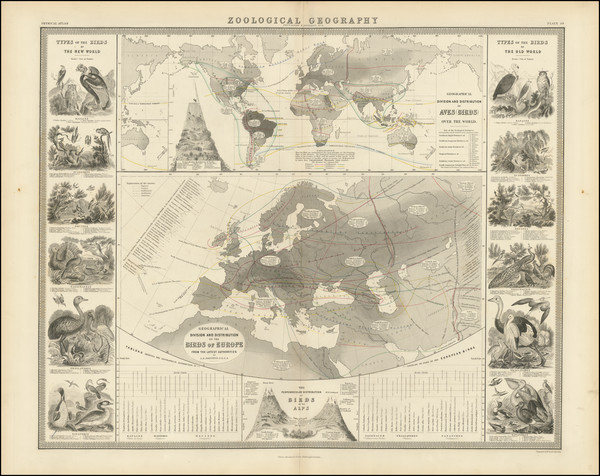 76-World Map By Alexander Keith Johnston