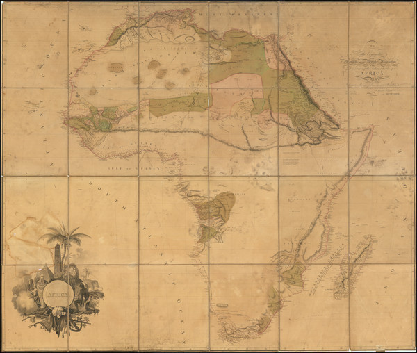 38-Africa Map By Aaron Arrowsmith