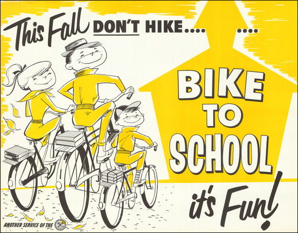 59-Curiosities Map By Bicycle Wholesale Distributors Association