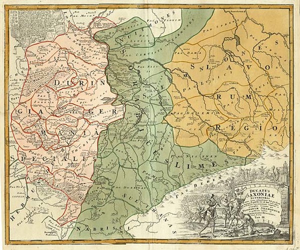 35-Europe and Germany Map By Homann Heirs