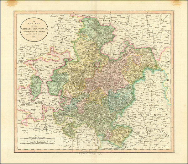 54-Süddeutschland Map By John Cary