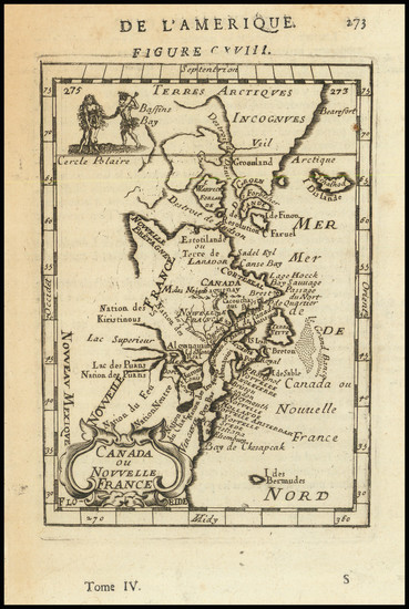 67-New England, Mid-Atlantic and Eastern Canada Map By Alain Manesson Mallet
