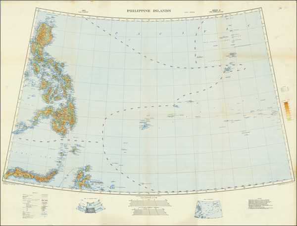 97-Philippines and World War II Map By War Office