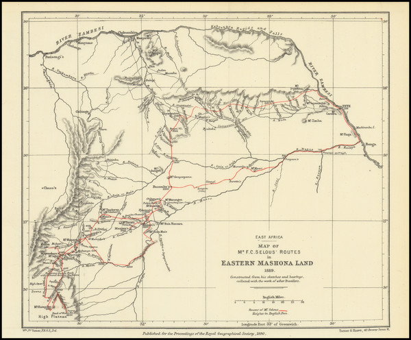 5-Africa Map By Royal Geographical Society