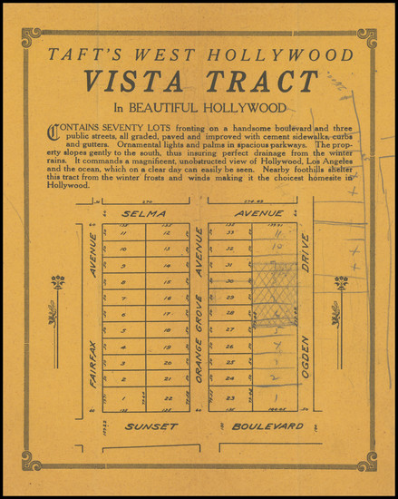 65-Los Angeles Map By Taft Realty Company