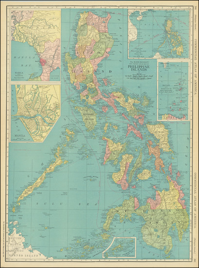 95-Philippines Map By Rand McNally & Company